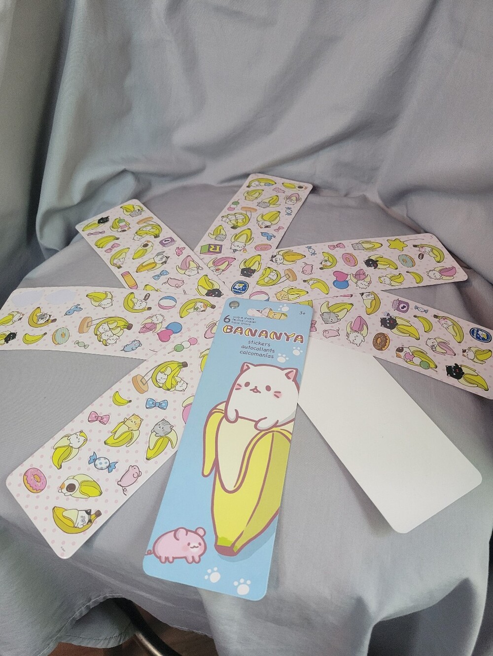 Adorable Bananya Sticker Full Set (-2 Stickers) Banana Cat Stickers